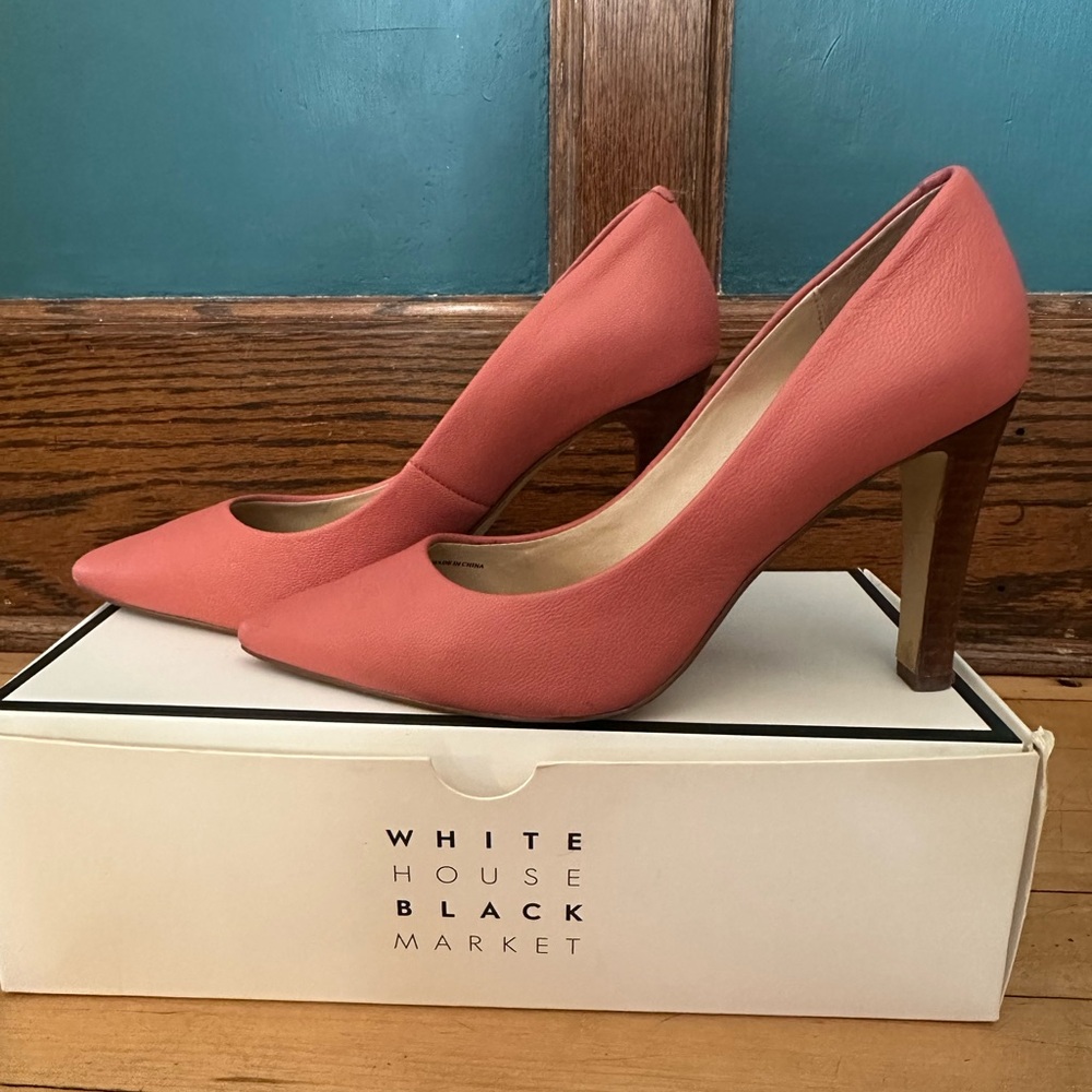White House Black Market Women's Pink Heels